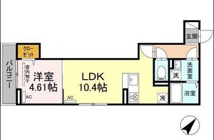 （仮）D-room新宿4丁目の物件間取画像